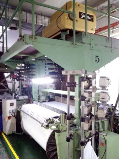Sulzer, G6200, 1996, with Vaupel Labeling System, Staubli CX860 Jacquard, Taffeta Weaving
