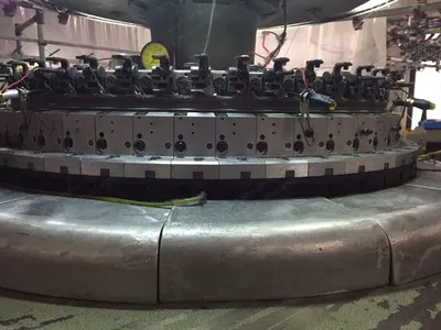 Terrot, MK7, 1993/1997, 30" Diameter, 20 Gauge, 48 Feeders, Full Electronic Jacquard Circular Knitting Machine