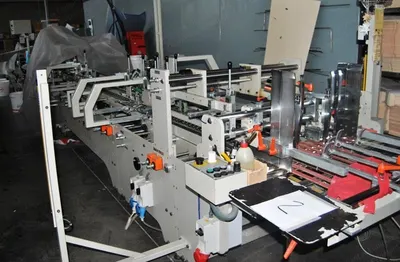 Vega, Polaris 90, 2008, Folder Gluer, 1 Gluing Point, Crash Lock Bottom, with Vega Pack 34/3