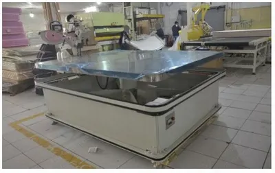 NovaStar, MB186 Semi-Automatic Tape Edge Machine, Singer 300U Sewing Head, 100-450mm Mattress Thickness, Chain Stitch