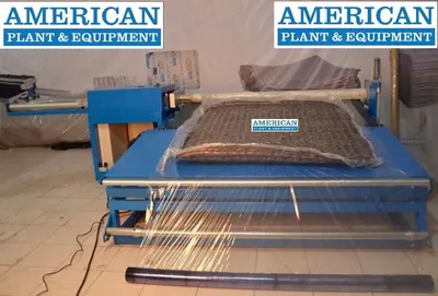 NovaStar, MP118, Semi-Automatic Foam Mattress and Toppers Winding Up Machine, Hand Wrap