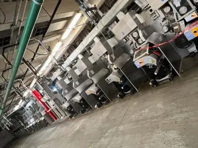 Barmag, S5, 2005, Extrusion Line, Mono Color, 6 Neumag Winders, 18 Ends