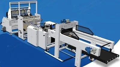 Multisac, 850, T-Shirt Bag Film Manufacturing Machine, 3 Tracks, 850mm Sealing Width