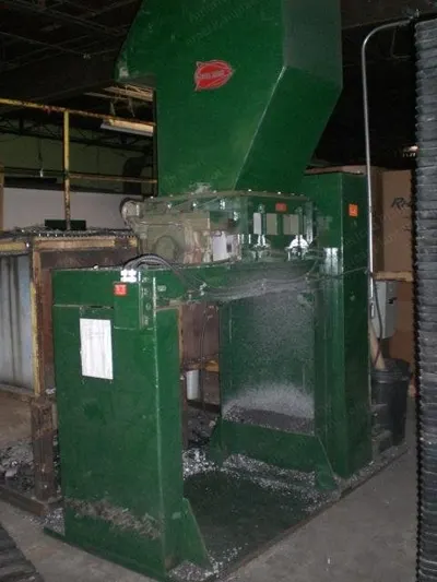 Nelmor, 2024HD, 50HP Granulator, Gravity Discharge, Metal Stand
