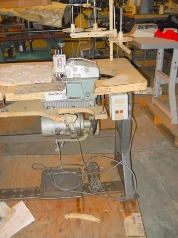 Porter, 516, Serger Flanger, with Table Motor, Needle Positioner