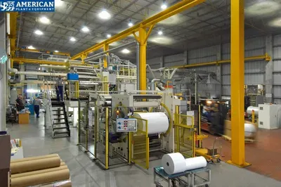 Er-We-Pa, 2012, Extrusion Laminating Coating Line, Working Width 1240mm, 400 m/min, 3 Extruders