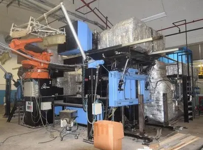 AB, P4, Glass Fiber Single Robot Preform Applicator System, with 2x ABB IRB6400-M94A Robots