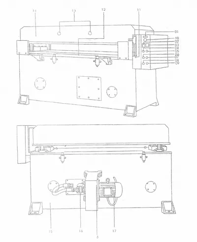 NovaStar, DT132, 40 Ton, 4-Column High Speed Hydraulic Cutting Machine, 1600x500mm Table Size