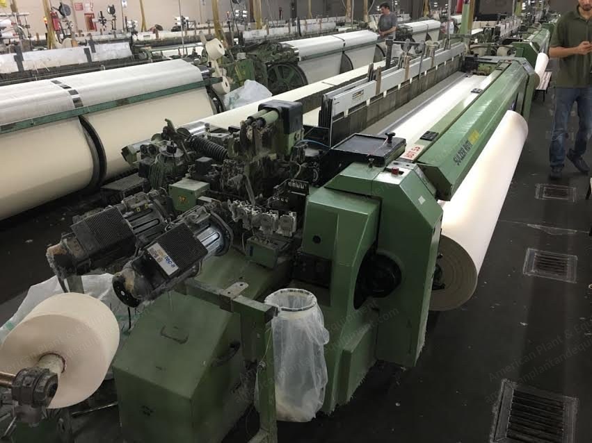 Sulzer, P7200 S360 N4 SP R D1, 3600mm Working Width, Dobby, 4 Colors, Steel Projectile Weaving Loom
