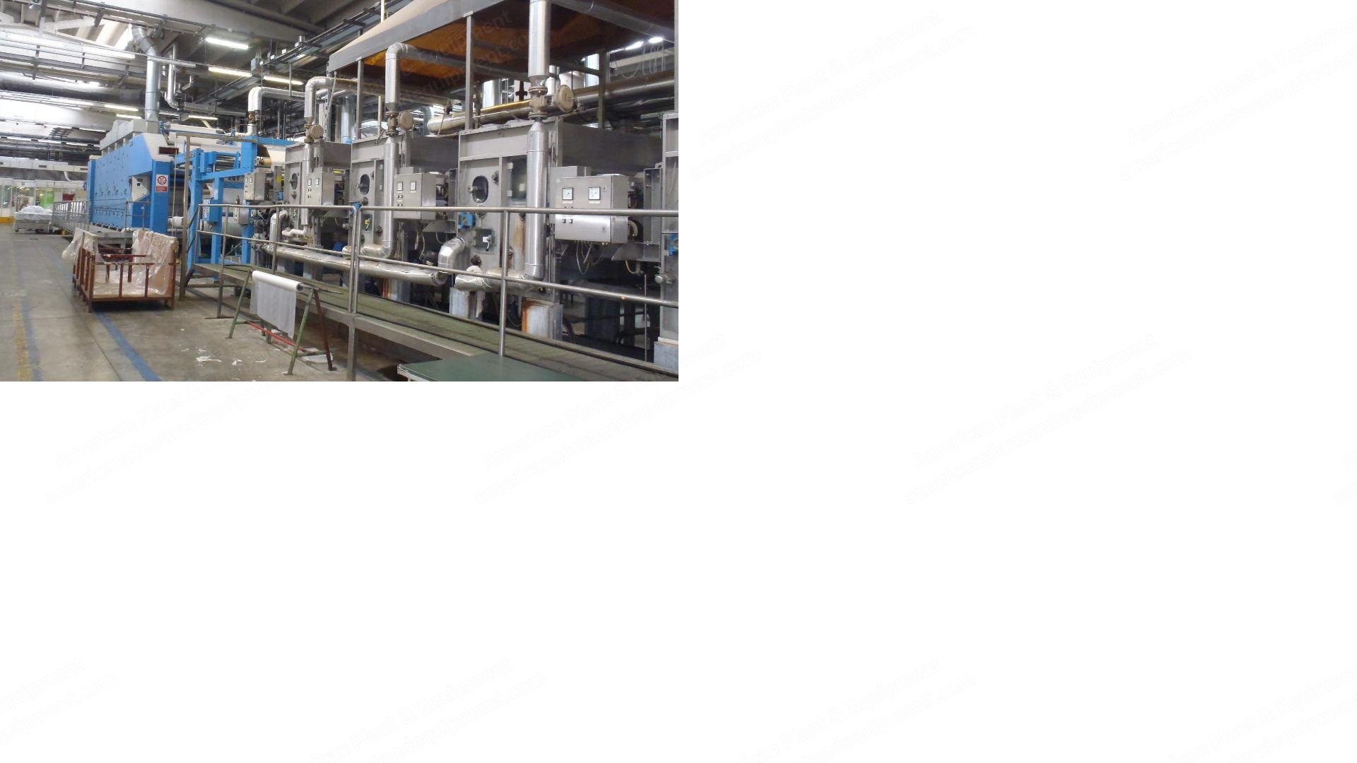 Kleinewefers, KTM DW 80, 1998, Open Width Washing, Bleaching, Scouring & Desizing Machine, 2000mm Roller Width, with Krantz Dryer