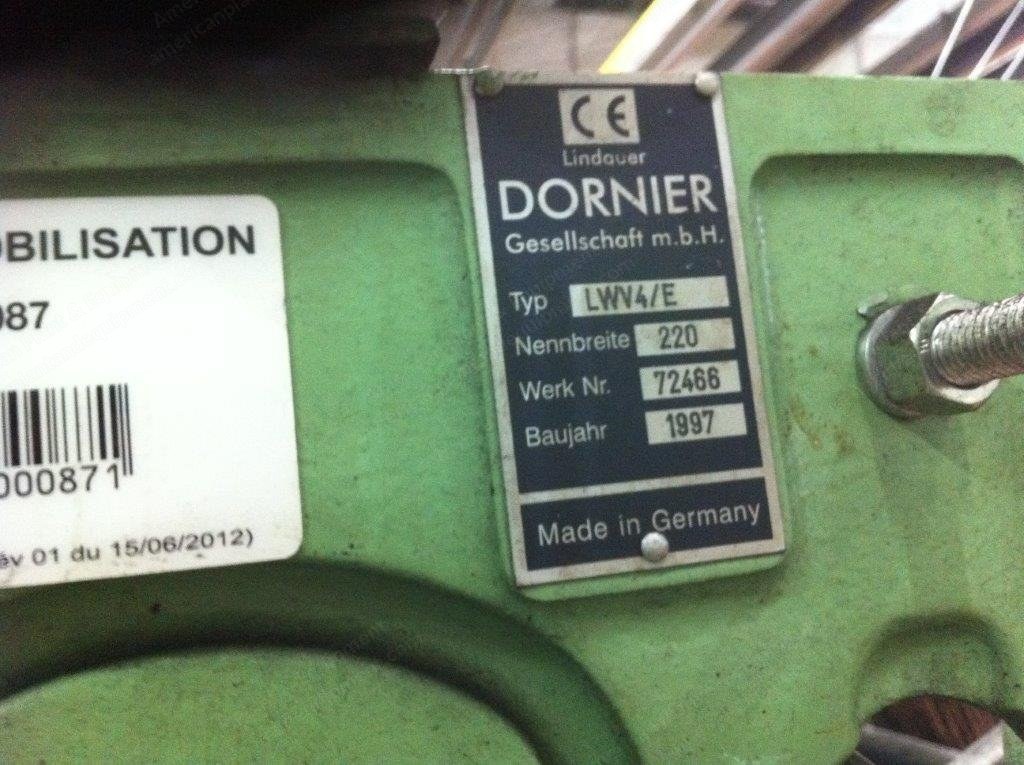 Dornier, LWV4/E, 1997, 2200mm Width, Staubli Cam Motion, 8 Shafts