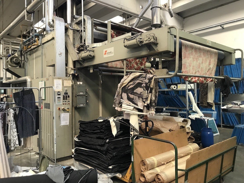 Salvadè, HT After Printing Steamer, 1994, 2000mm Working Width, 110m Fabric Capacity