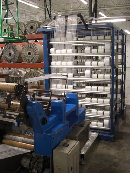 Sodemetex, MG5, Stitch Cover Machine, 320 Package Spandex Let Off, 308 Package Yarn Creel