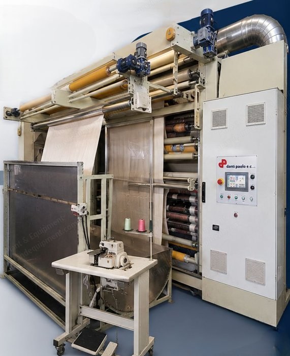 Danti Paolo, Double Drum Raising Machine, 2017, 2200mm Working Width, 28 + 28 Rollers