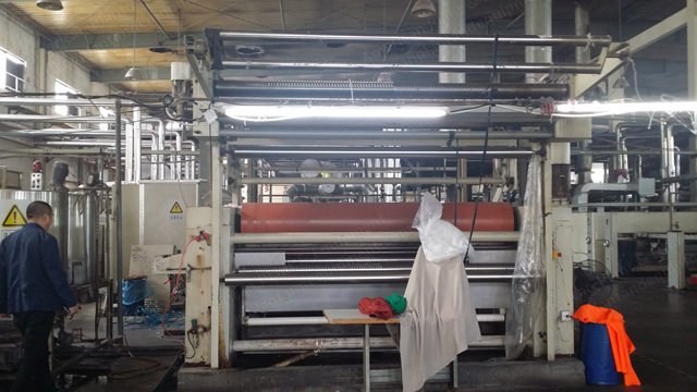 Bruckner, 2005, 2500mm Working Width, 8 Chambers, Thermal Oil Heating, Pin Chain