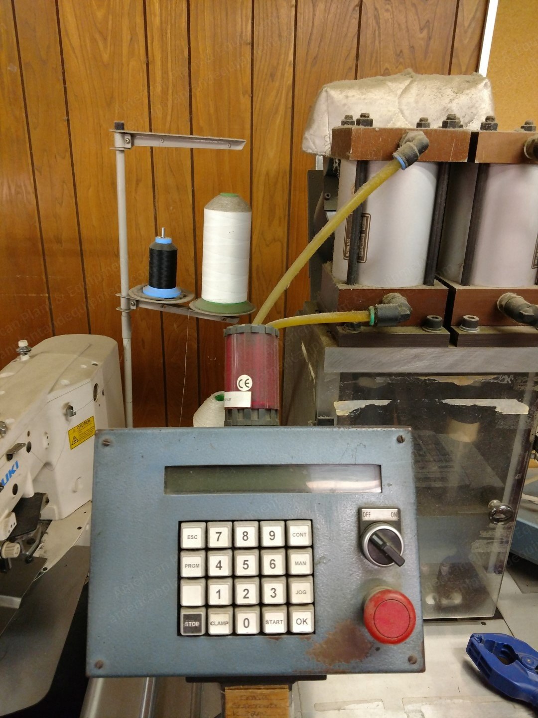 CTL International, CTL-BT2_BT2V, 2002, Automatic Mattress Border Machine, 2x Juki 1920 Heads, Corner Notching Device