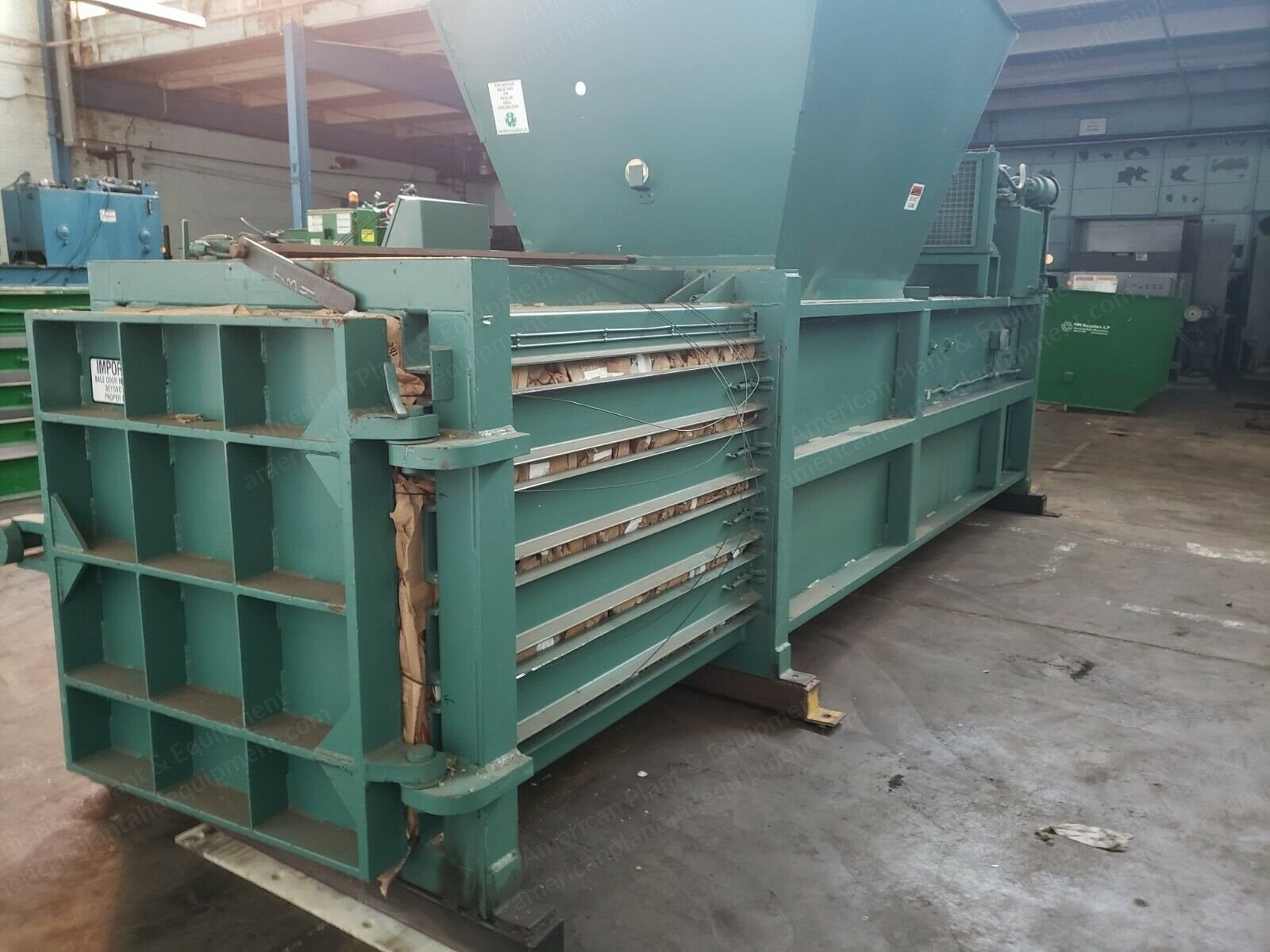 Maren Horizontal Baler, 34x38" Feed Opening, 20 HP