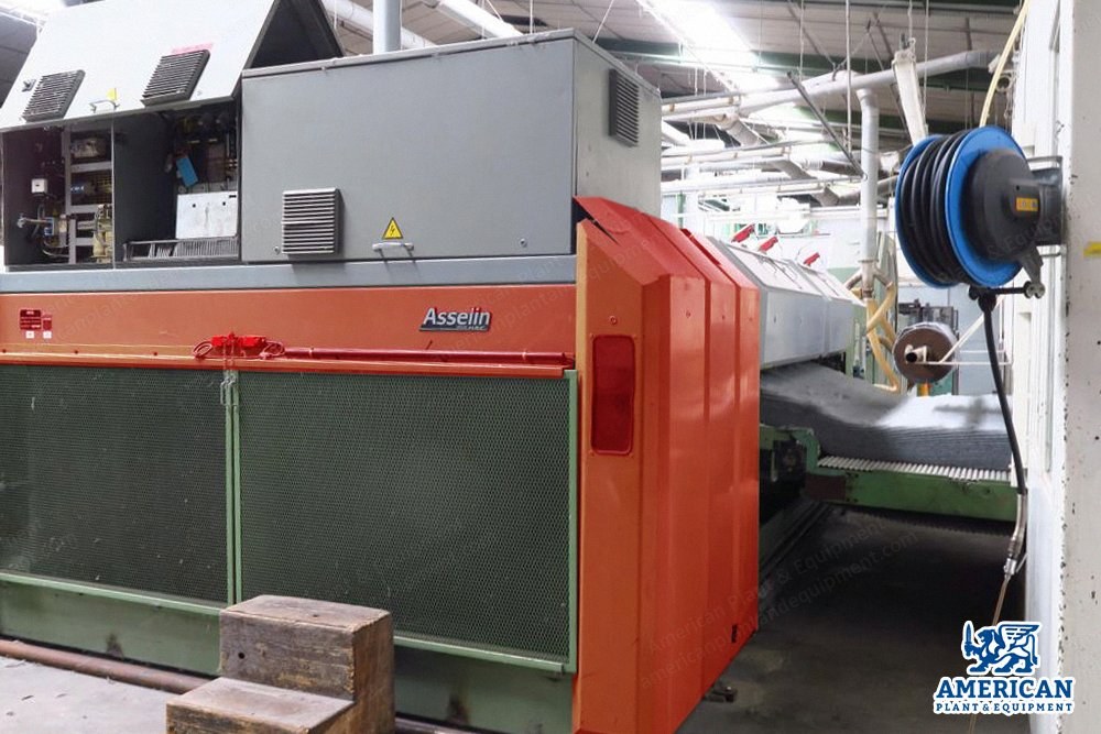 Asselin, Fehrer, Thibeau, Needle Punched Carpet Line, 1986, 300 to 1100 gsm, 8 m/min