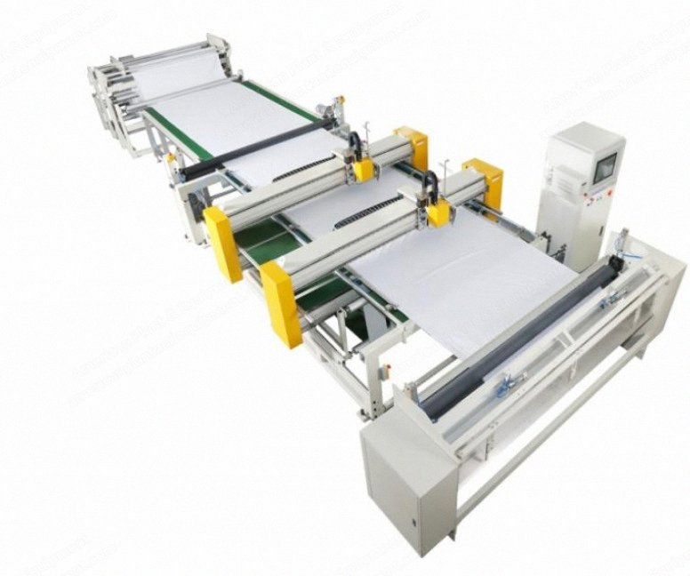 NovaStar, QL258, Automatic Two Heads Quilting Machine, 2400x2400mm Working Area, Max Thickness 75mm