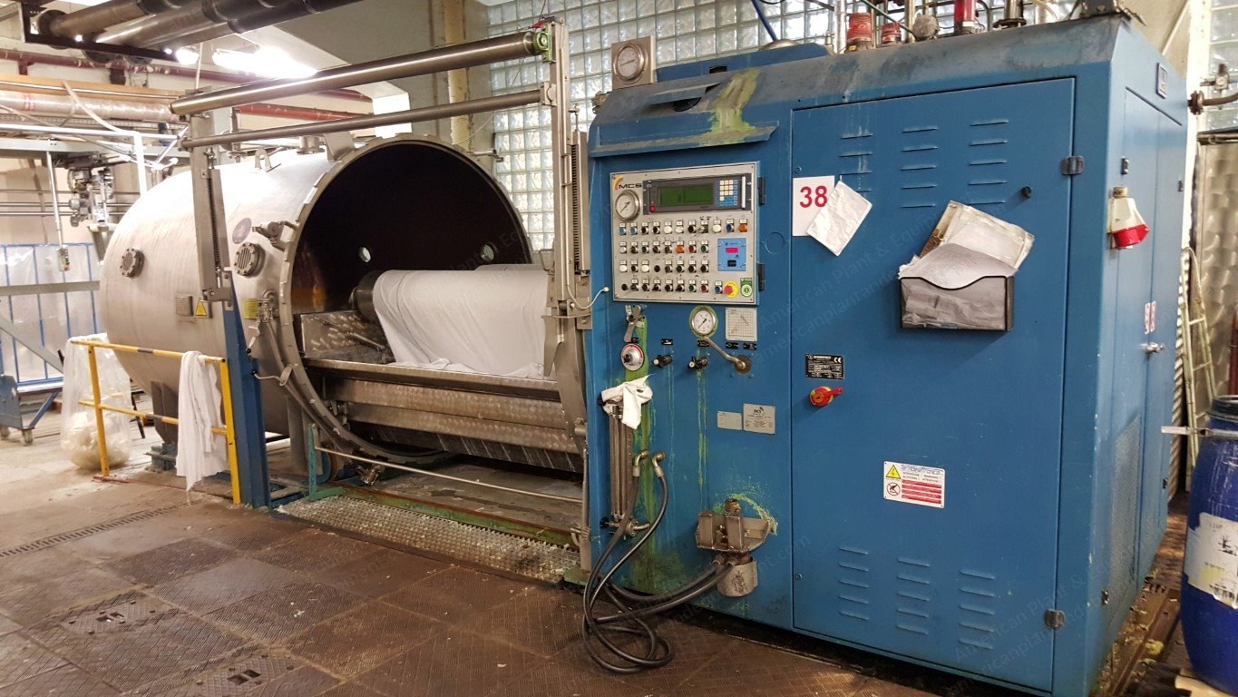 MCS, Jigger HT, 2003, 1800mm Working Width, High Temperature, Termoelectronica CT400 Programmer