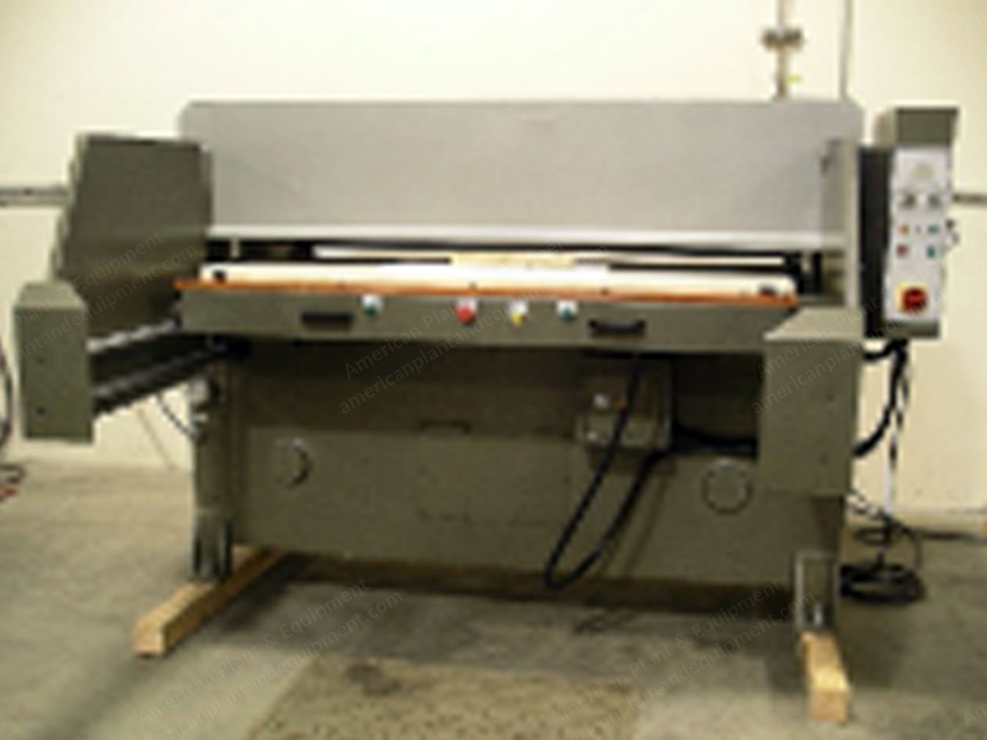 Associated Pacific Machine, USA FH3163-40M, Full Head Press, 40 Metric Tons, 31.5" x 63" Bed, 5 HP