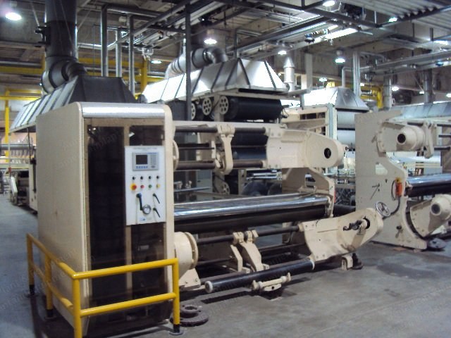 West Point Slasher Sizing Machine, 1998, 110" (2800mm), Double Headway, 12 Position Beam Creel, 9 Dry Cans