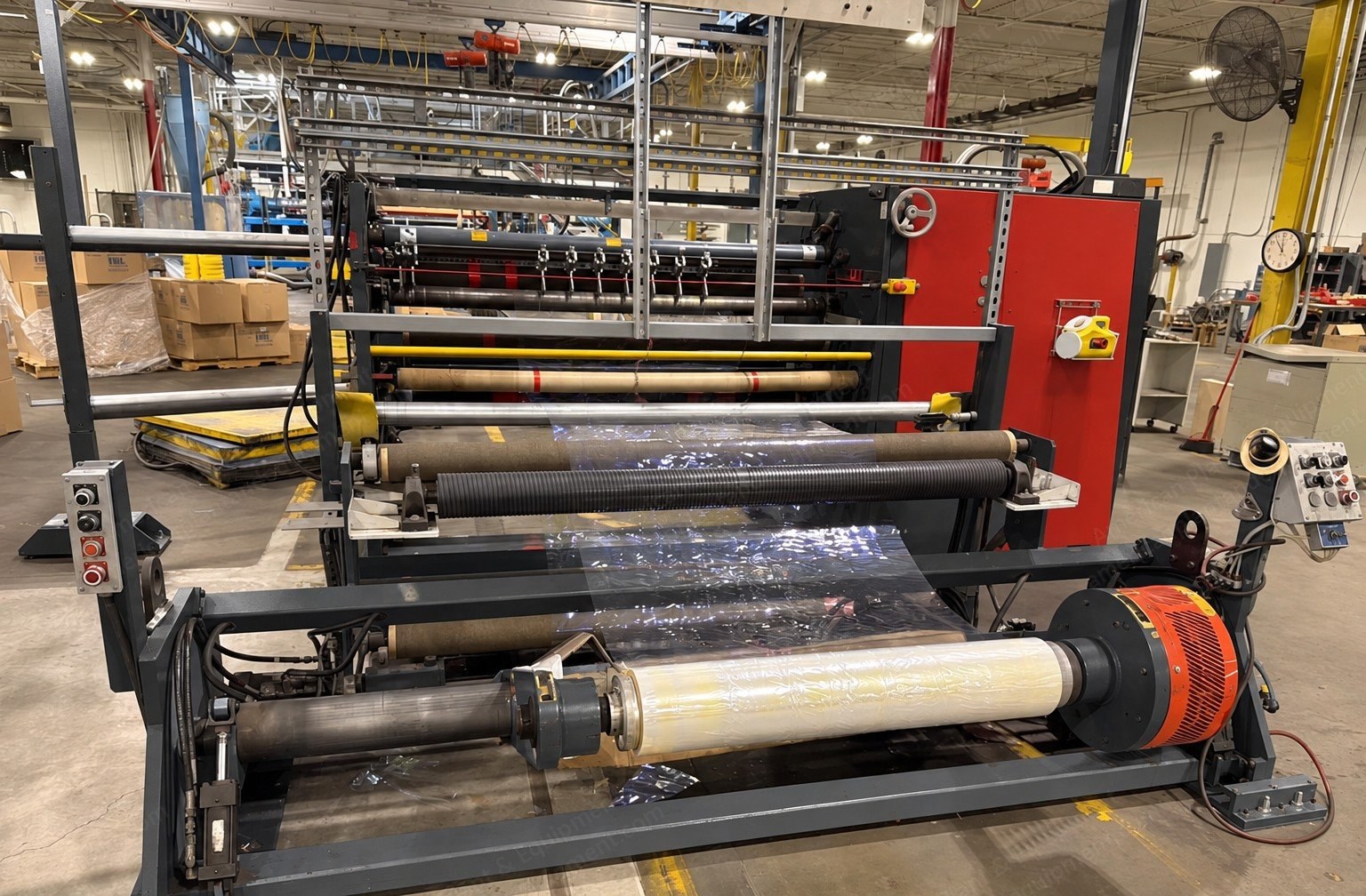 Dusenbery, 835-24, Duplex Slitter Rewinder, 72 Inch Width, 24 Inch Rewind Diameter