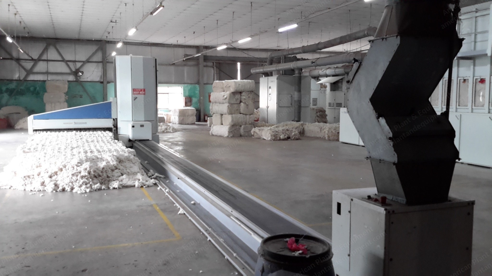 Complete Open End Spinning Line, 2976 Rotors, 320 Tons/Month Capacity