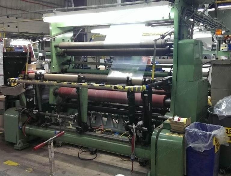 Atlas, CSE 1000R, Slitter Rewinder, 40" Rewind Diameter, 40" Unwind Diameter, 1600 FPM