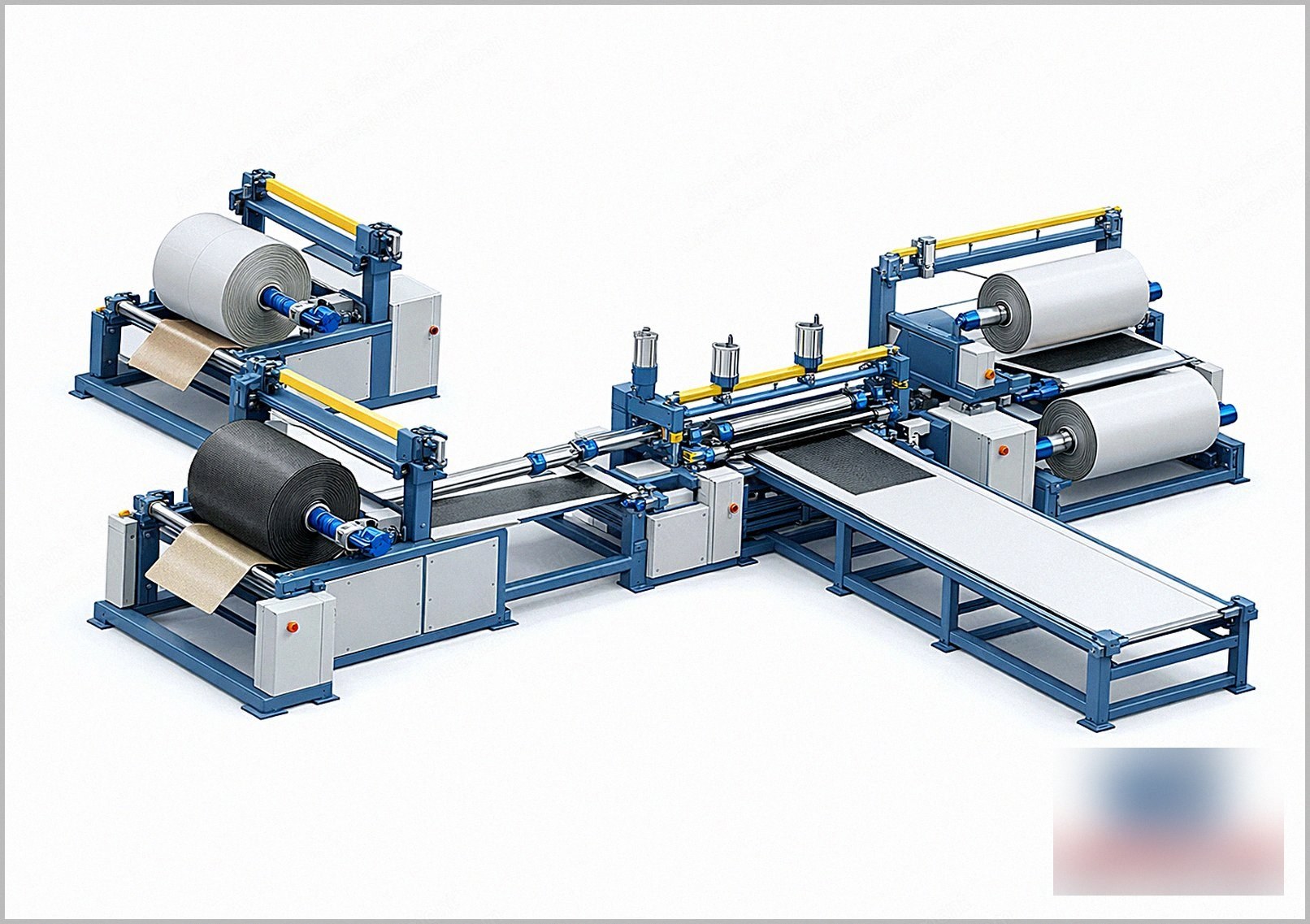 NovaStar, GS130, Laminating and Cross Cutting Machine for Carbon Fiber Composite Fabric, New, 1,600 mm (63 in) Effective Product Width, 2,540 mm (100 in) Sheets, Stacking Platform