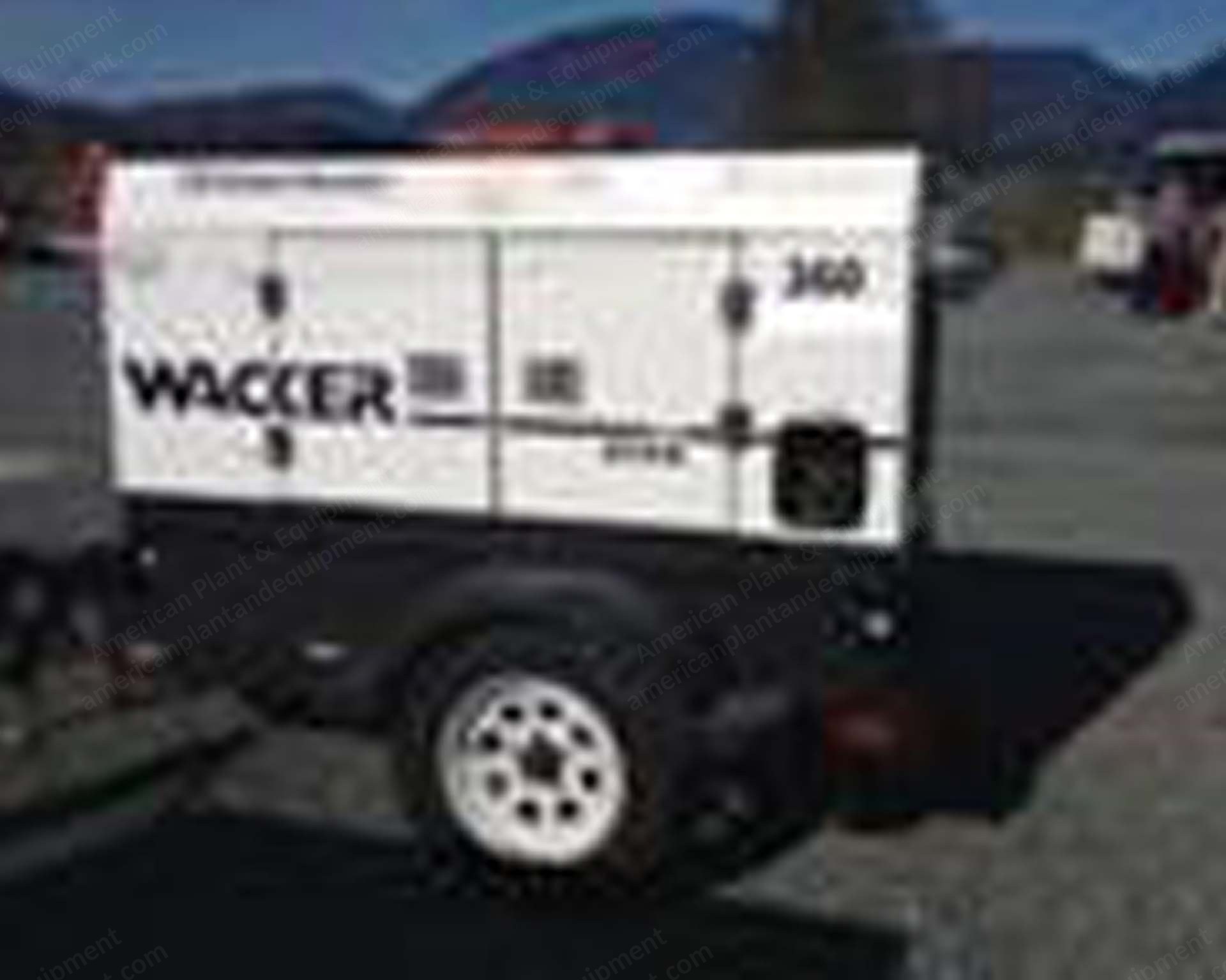 Wacker, G25, Diesel Portable Generator Set, 19.5 kW, Multi-Voltage, Trailer Mounted
