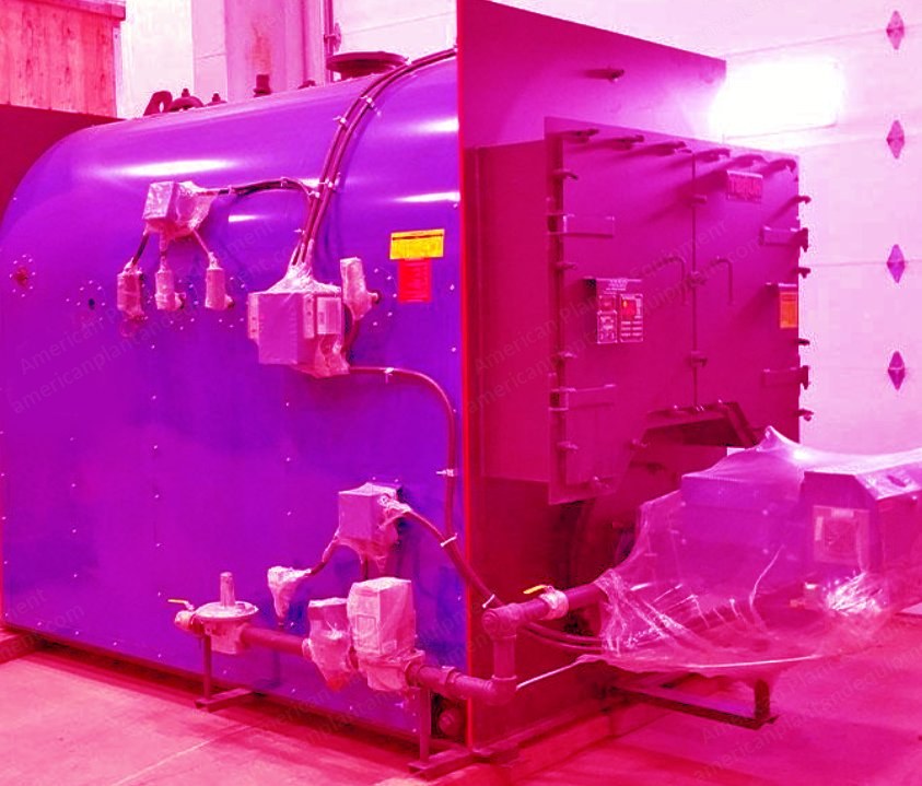 Hurst, Series 45, 2016, 207.5 HP, 60 PSI Hot Water, Natural Gas Boiler
