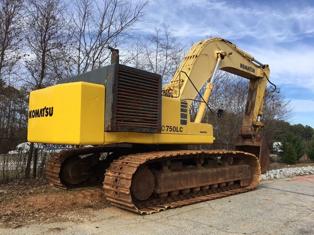 Komatsu, PC750LC-6K, 2003, 26ft 11in Boom, 15ft 1in Stick, 60in Bucket, 40in Track Pads