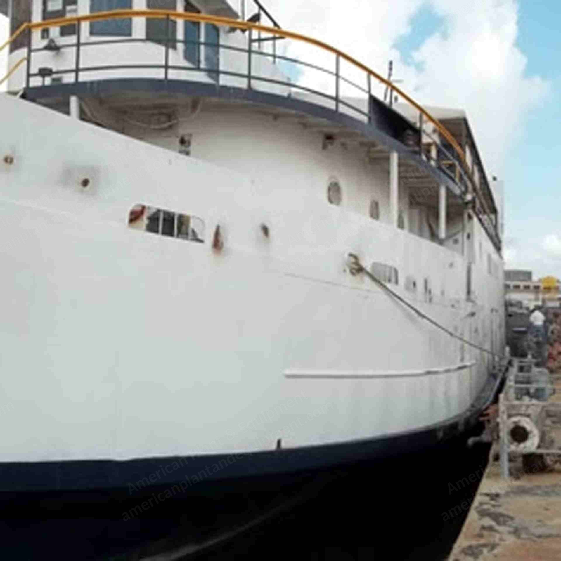 Offshore Shipbuilding, Suncruz VII, 1985, 184 ft Casino Vessel, Welded Steel Hull, 2x CAT 3812 Engines