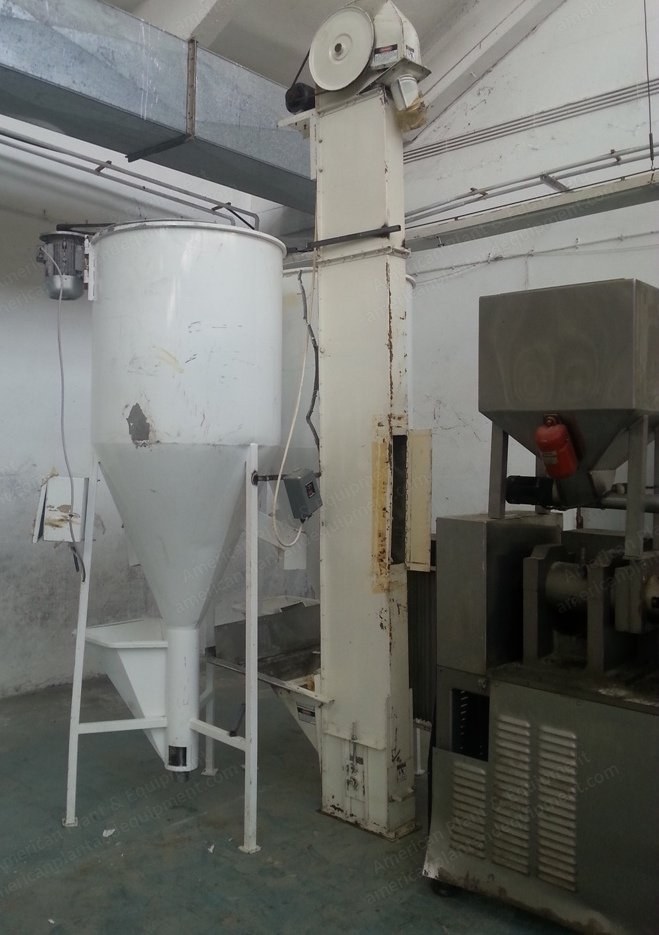 American Extruder, Snack Food Line, 1996, 120kg/hr Capacity, Electric Oven