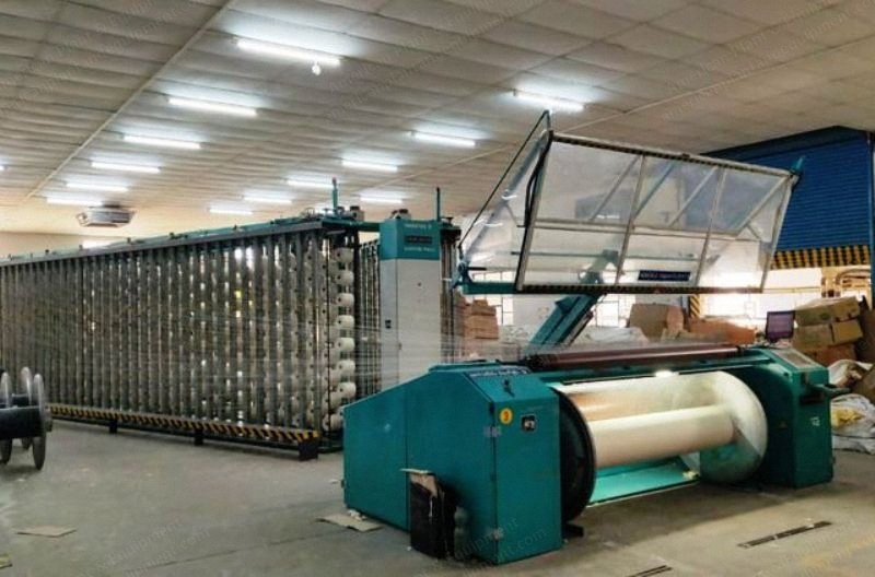 Karl Mayer, Slasher Indigo Denim Machine, 2005, 1800mm Working Width, 13 Dyeing Boxes