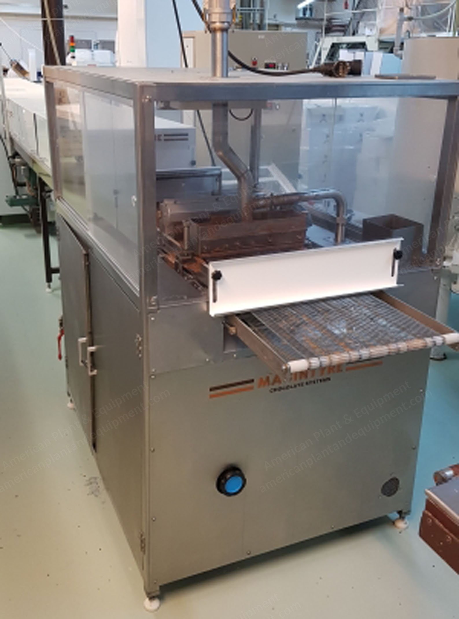Low & Duff Macintyre, CE50, Chocolate Enrobing Line, 500mm Width, 8m Cooling Tunnel