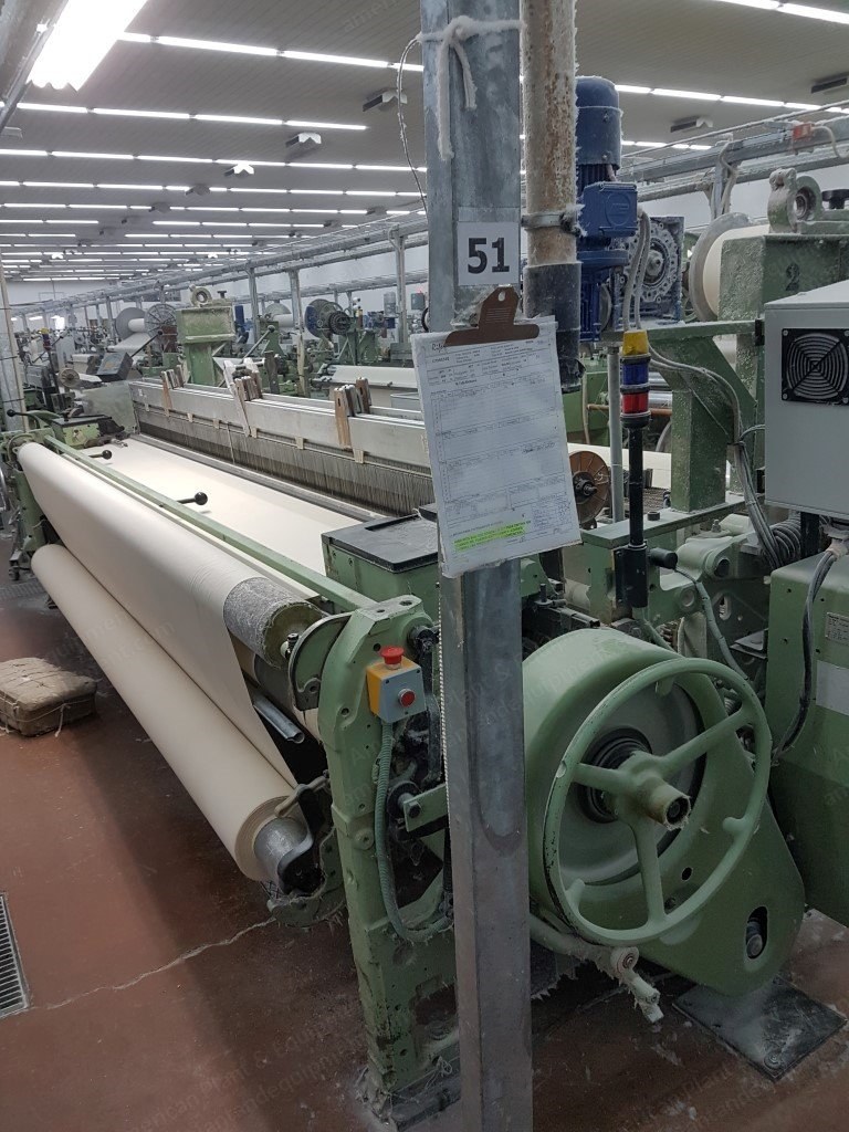 Sulzer, PU, 130" Width, Staubli Dobby and Cam, 2 to 4 Colors
