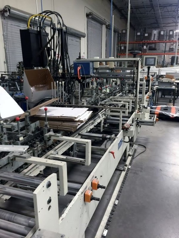 Yawa, ZH 1000B, 2005, Straight Line, Auto Bottom, Nordson LA404 Gluer
