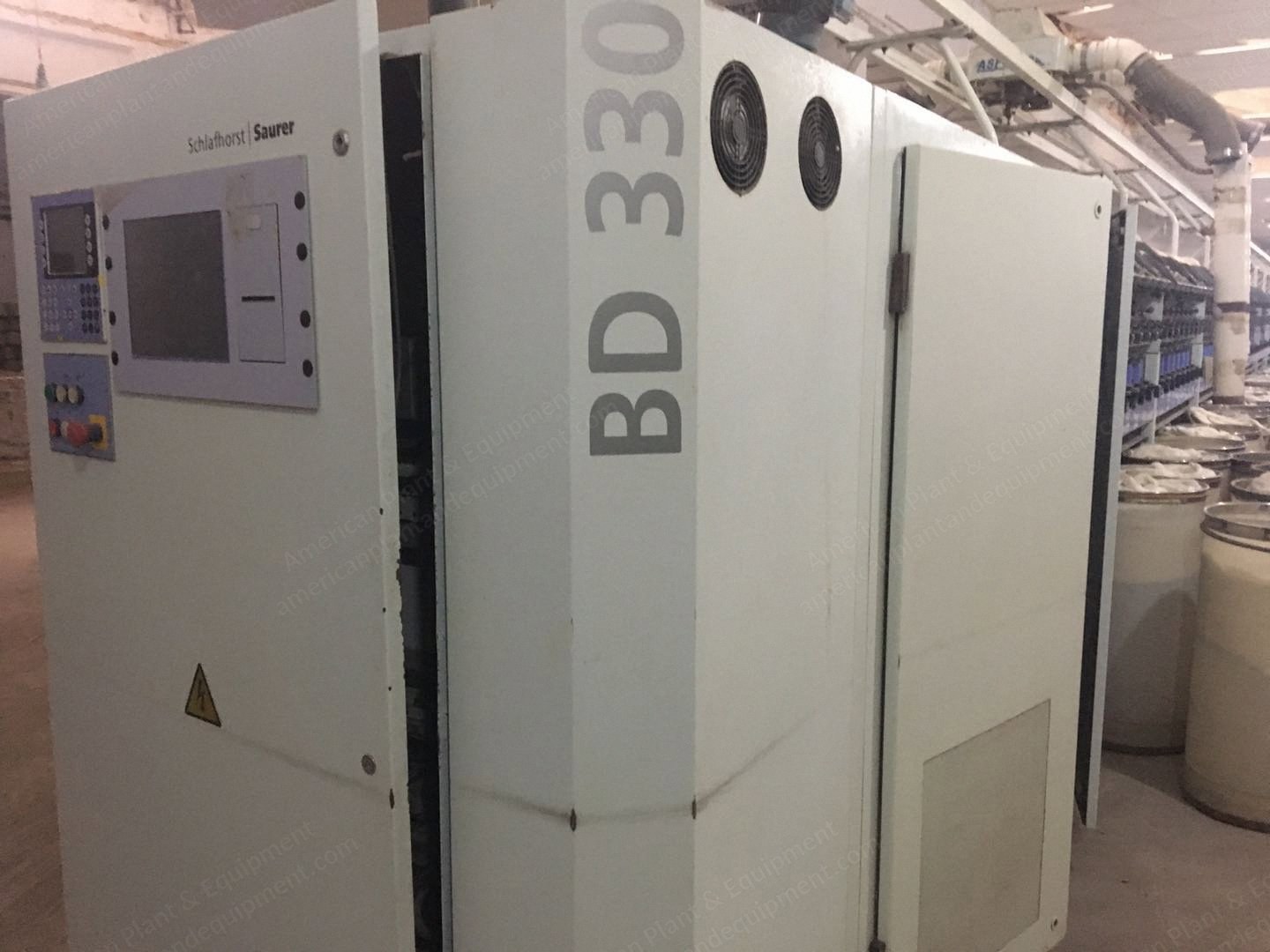 Schlafhorst, BD330, 2006, 320 Spindles, Corolab Cleaner, Rotor Diameter 43mm