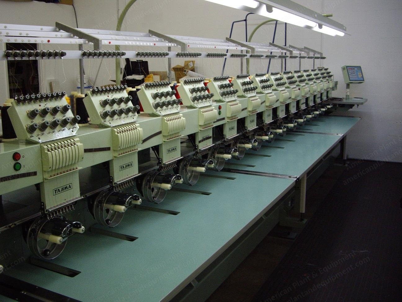 Tajima, TME-DC-915, 1996, 15 Heads, Auto Trimmers, Auto Color Change