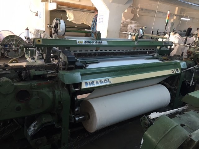 Picanol, GTM, 1900mm Width, 2660 Dobby, 18 Shafts, 12 Frames