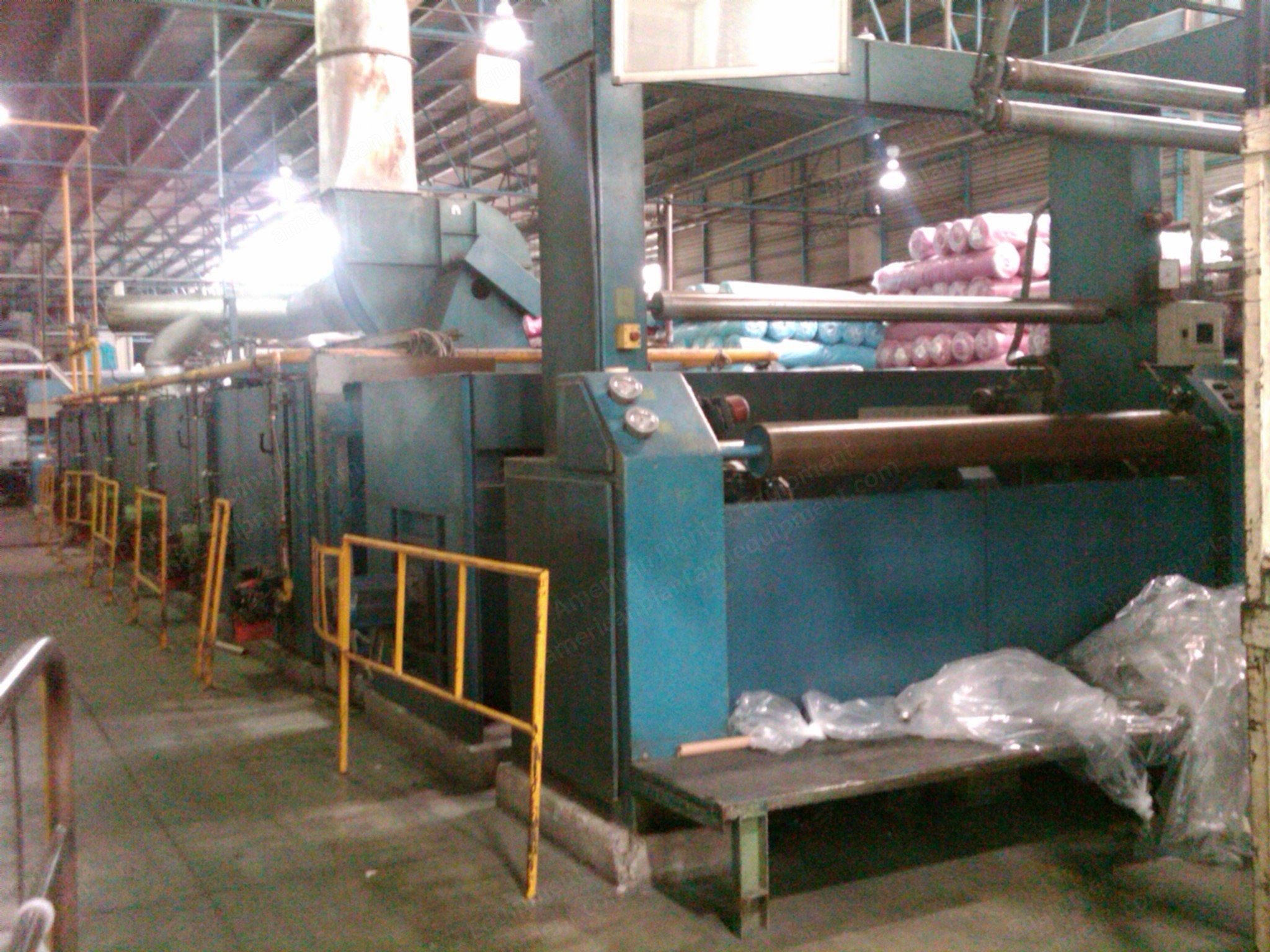 Bruckner, Type VN20, 1992, Tenter Frame Finishing Line, 2400mm Width, 5 Chambers, with Corino Opener and Santex Compactor