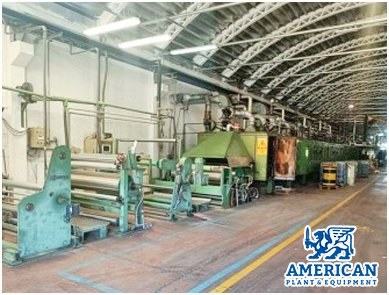 Matex Textile Coating Line, 1991, 1650mm Working Width, 3 Coating Heads, Diathermic Oil Heating