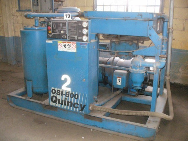 Quincy Air Compressors, 100 HP to 300 HP, 125 PSI, with Drying Units