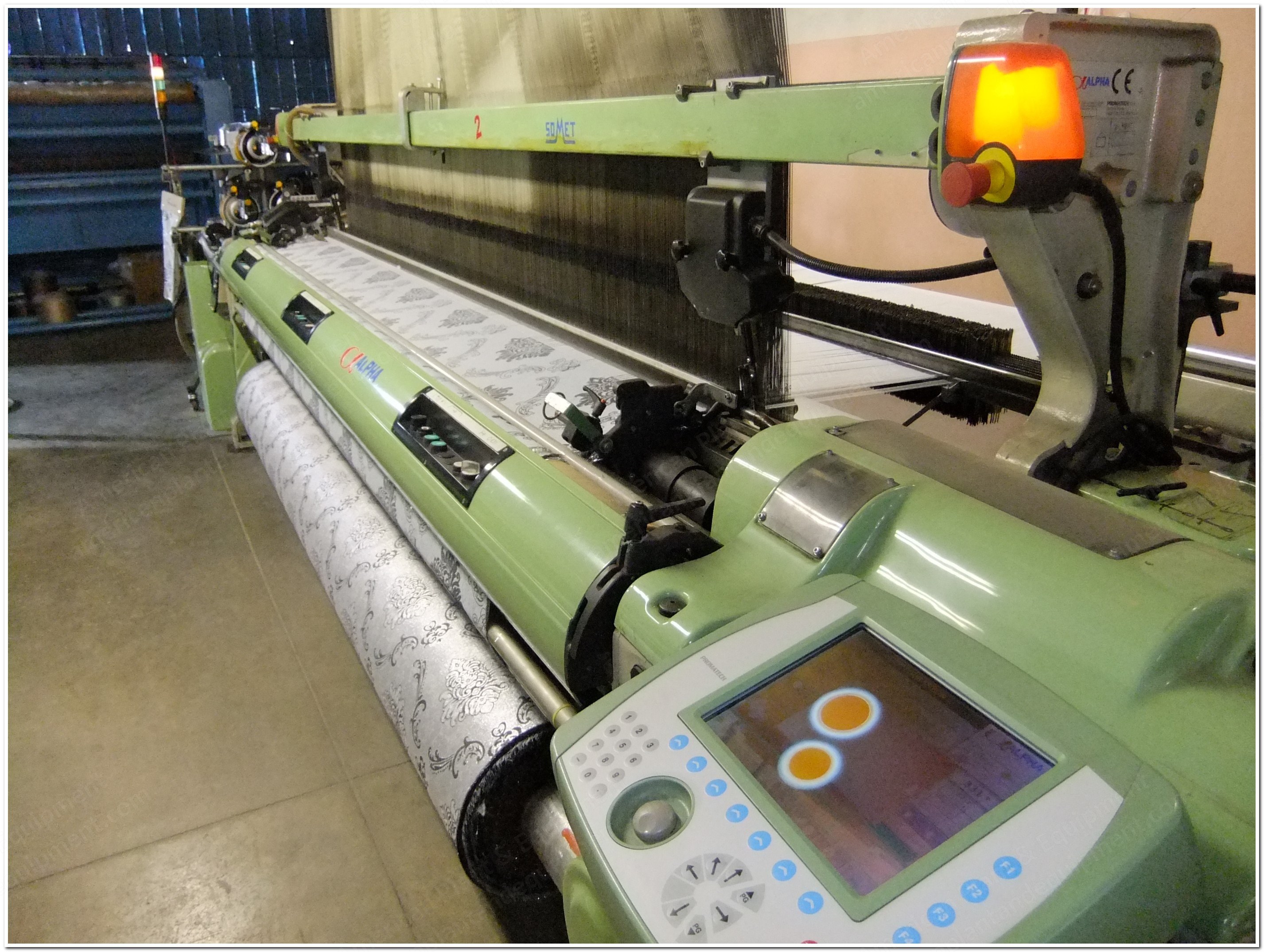Somet, Alpha, 2003, Jacquard Loom, 3400mm, Staubli LX1600 3072, JC5 Controller