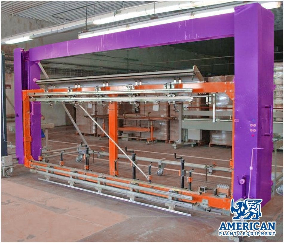 Uster-Zellweger, Delta, Drawing-In Machine, Working Width 2400mm, 28 Frames