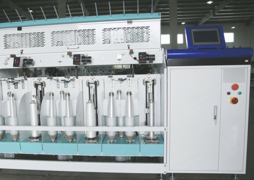 NovaStar, WN342, Initial and Retwist All-in-One Machine, 6 Spindles, 380mm/250mm Spindle Gauge