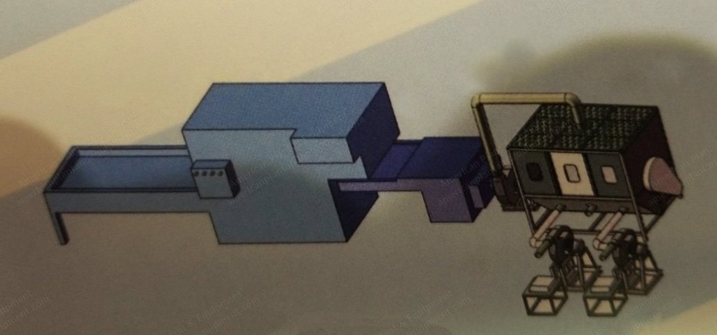 NovaStar, PC355, Fiber Opening and Pillow Filling Line, 2 Filling Nozzles, 160 to 190 kg/h Capacity