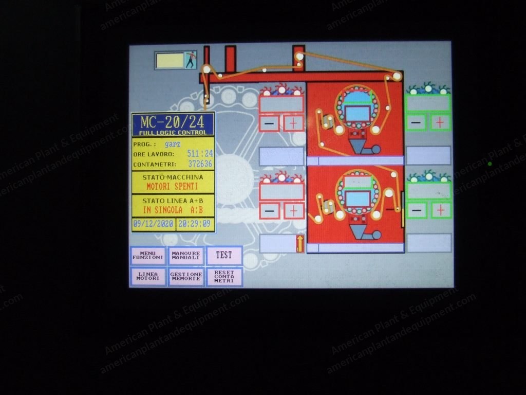Mario Crosta, MC-20, 2010, 2200mm Working Width, 48 Raising Cylinders